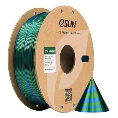 Filament eSUN ePLA-Silk Candy 1kg Blue Green