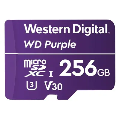 Paměťová karta WD SDXC 256GB Purple QD101