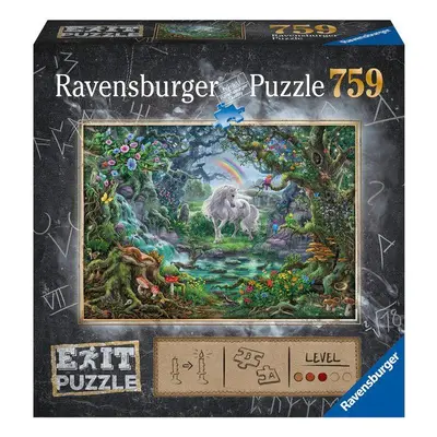 Puzzle Ravensburger 150304 Exit Puzzle: Jednorožec 759 dílků