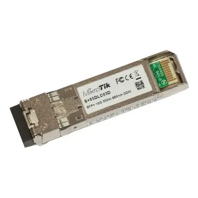 MikroTik SFP+ optický modul S+85DLC03D, MM, 300m, 10G, 850nm