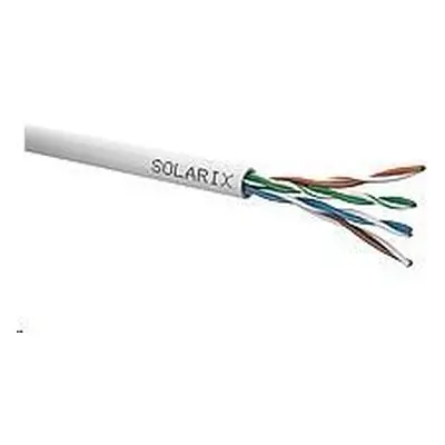 Instalační kabel Solarix UTP, Cat5E, drát, PVC, box 100m SXKD-5E-UTP-PVC