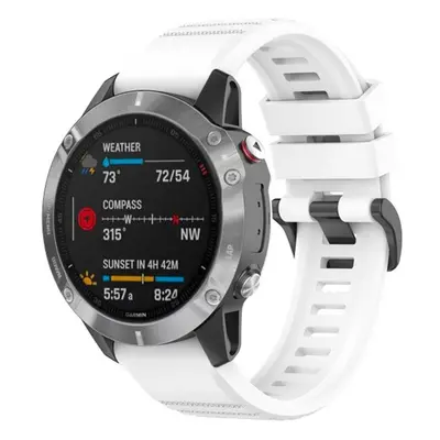 Řemínek FIXED Silicone Strap pro Garmin QuickFit 22mm bílý