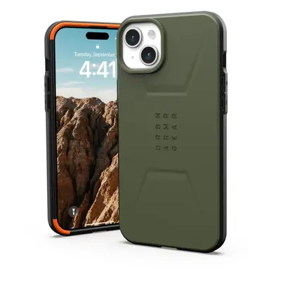 Kryt na mobil UAG Civilian MagSafe Olive Drab iPhone 15 Plus