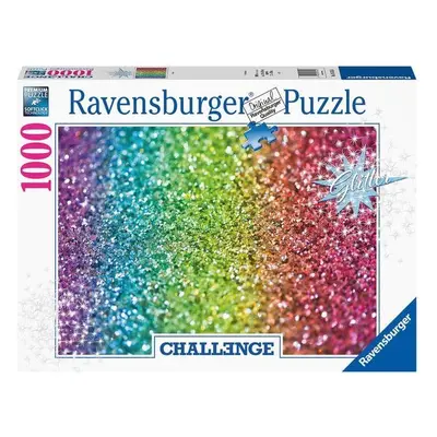 Puzzle Ravensburger 167456 Challenge Puzzle: Glitter 1000 dílků