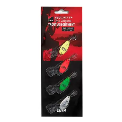 Effzett Třpytka Trout Spinner Assortment 6g Velikost 3 4ks