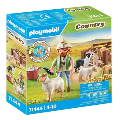 Set figurek a příslušenství Playmobil 71444 Mladý pastýř s ovečkami