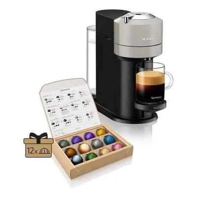 Kávovar na kapsle NESPRESSO KRUPS Vertuo Next Light Grey XN910B10