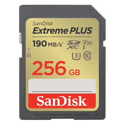 Paměťová karta SanDisk SDXC 256GB Extreme PLUS + Rescue PRO Deluxe