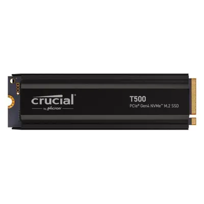 SSD disk Crucial T500 1TB with heatsink