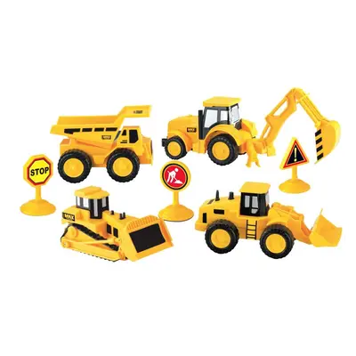 Auto Auto - Stavební stroje set 14 cm