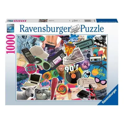 Puzzle Ravensburger Puzzle 173884 90. Léta 1000 Dílků