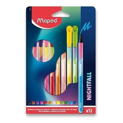 Fixy MAPED Color´Peps Nightfall Teens 12 barev