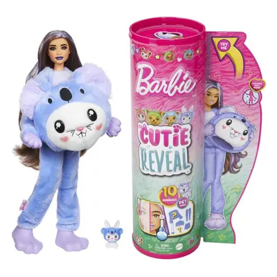 Panenka Barbie Cutie Reveal Barbie v kostýmu - Zajíček ve fialovém kostýmu koaly