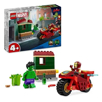 LEGO stavebnice LEGO® Marvel 76287 Iron Man s motorkou a Hulk