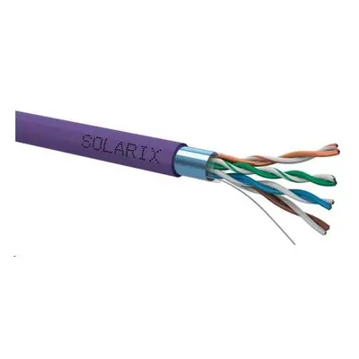 Instalační kabel Solarix FTP, Cat5E, drát, LSOH, box 305m SXKD-5E-FTP-LSOH