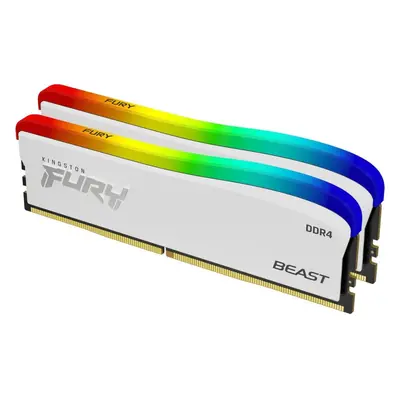 Operační paměť Kingston FURY 32GB KIT DDR4 3600MHz CL18 Beast RGB White Special Edition