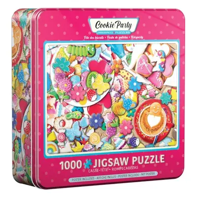 Puzzle Eurographics Puzzle v plechové krabičce Sušenková oslava 1000 dílků