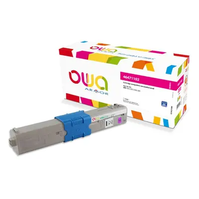 OWA Armor toner kompatibilní s OKI 46471102, 7000st, červená/magenta