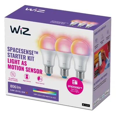 LED žárovka Wi-Fi BLE 60W A60 E27 822-65 RGB 3CT/6