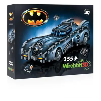 3D puzzle WREBBIT 3D puzzle Batman: Batmobil 255 dílků