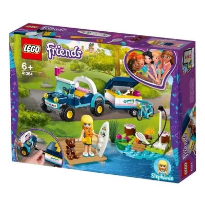 LEGO stavebnice LEGO Friends 41364 Stephanie a bugina s přívěsem