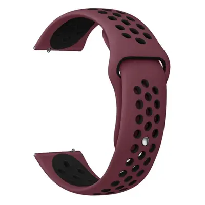 Řemínek Eternico Sporty Universal Quick Release 20mm Solid Black and Bordo