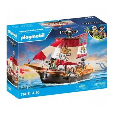 Figurky Playmobil 71418 Pirátská loď