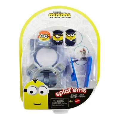 Minions Vystřelovací postavičky Cestovní set, Mattel GMD79