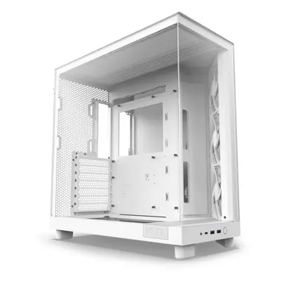 Počítačová skříň NZXT H6 Flow White