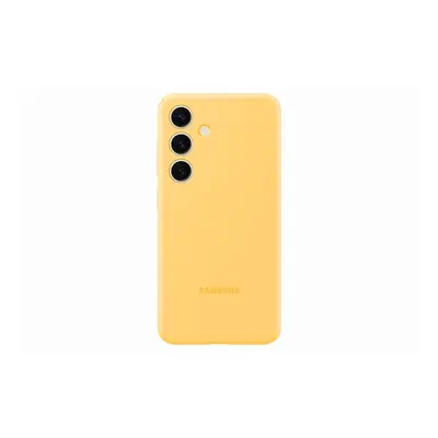 Kryt na mobil Samsung Galaxy S24 Silikonový zadní kryt Yellow