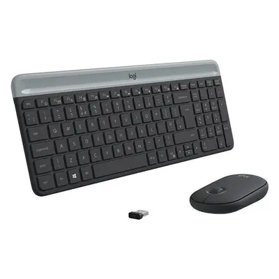 Set klávesnice a myši Logitech Slim Wireless Combo MK470 - CZ/SK