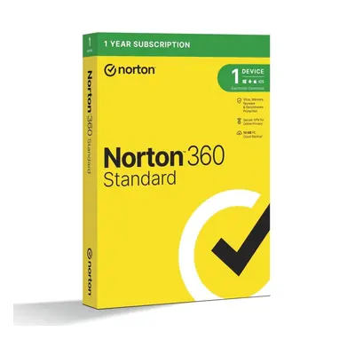 Internet Security Norton 360 Standard 10GB, VPN, 1 uživatel, 1 zařízení, 12 měsíců (elektronická