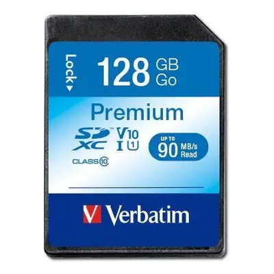 Paměťová karta Verbatim SDXC 128GB Premium