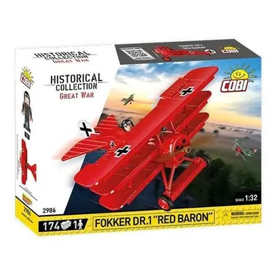 Stavebnice Cobi 2986 Fokker Dr. I Red Baron