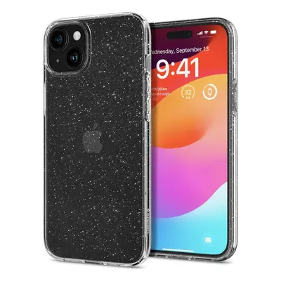 Kryt na mobil Spigen Liquid Crystal Glitter Crystal Quartz iPhone 15