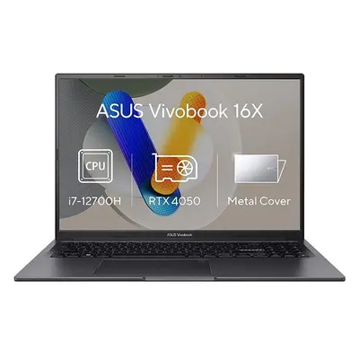 Notebook ASUS Vivobook 16X K3605ZU-RP281X Indie Black kovový