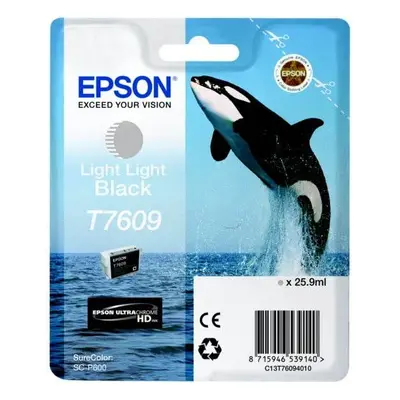 Cartridge Epson T7609 světle světlá černá