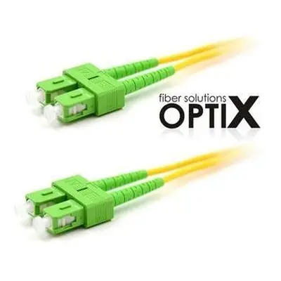 Datový kabel OPTIX SC/APC-SC/APC optický patch cord 09/125 1m G657A