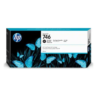 HP originální ink P2V82A, HP 746, photo black, 300ml, HP HP DesignJet Z6, Z9+