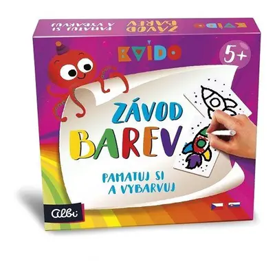 Společenská hra Kvído Závod barev