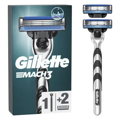 Holicí strojek GILLETTE Mach3 + hlavice 2 ks