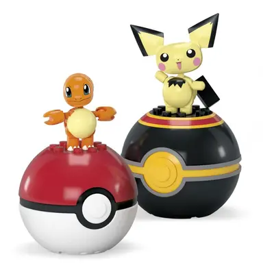 Stavebnice Mega Pokémon Pokéball - Charmander a Pichu