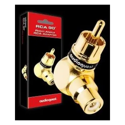 Audioquest adaptér M21F-90, samice RCA - 90 vpravo