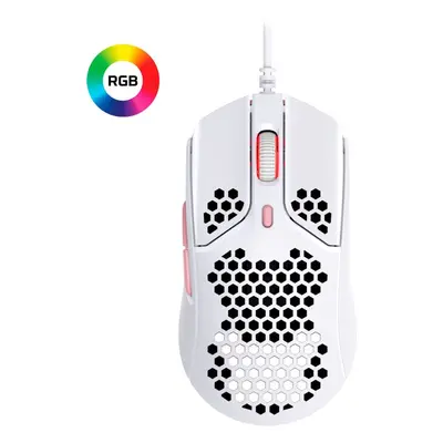 Herní myš HyperX Pulsefire Haste White/Pink