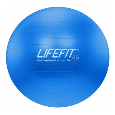 Gymnastický míč Lifefit anti-burst 75 cm, modrý