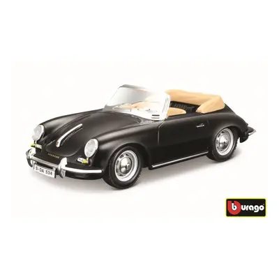 Kovový model Bburago Porsche 356 B Cabriolet Black 1:24