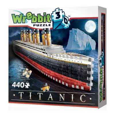 3D puzzle Wrebbit 3D puzzle Titanic 440 dílků