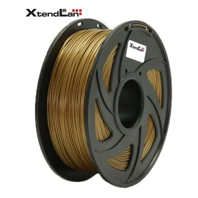 XtendLAN PLA filament 1,75mm zlatý 1kg