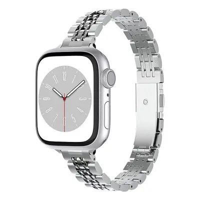 Řemínek Spigen Shine Fit Silver Apple Watch 41mm/40mm/38mm