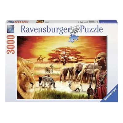 Puzzle Ravensburger puzzle 170562 Masajové 3000 dílků